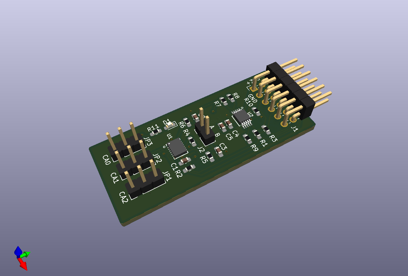 Kicad dac adc loop, from the project README