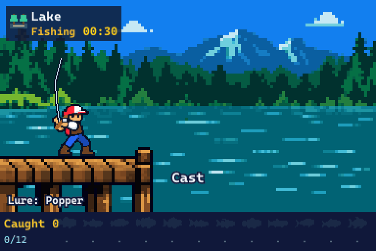 pixel-fishing: 跟著 Claude 工作節奏出門路亞的釣手 — Claude Code mod／插件｜遊戲與娛樂 ...