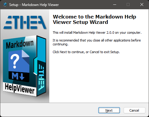 Markdown Setup_Program