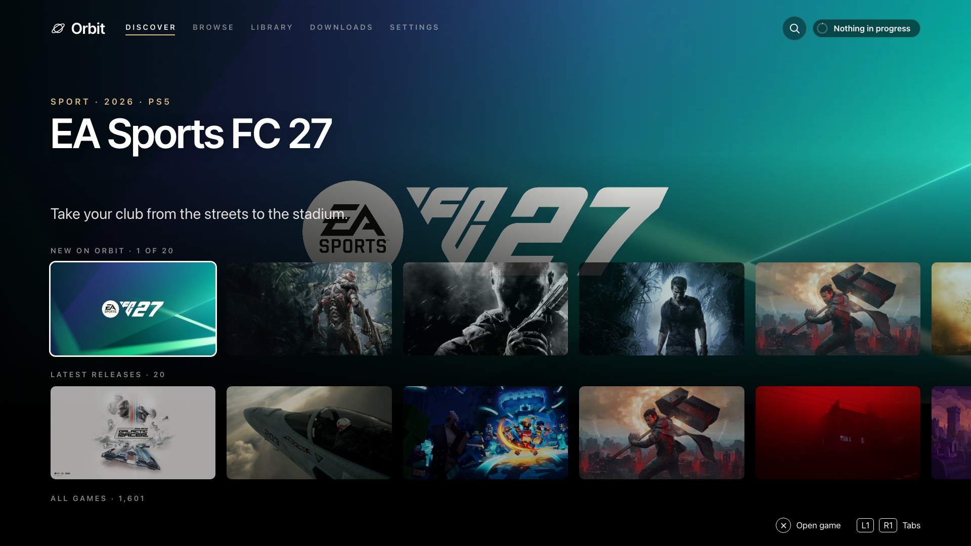 Cinema Discover in Orbit Store