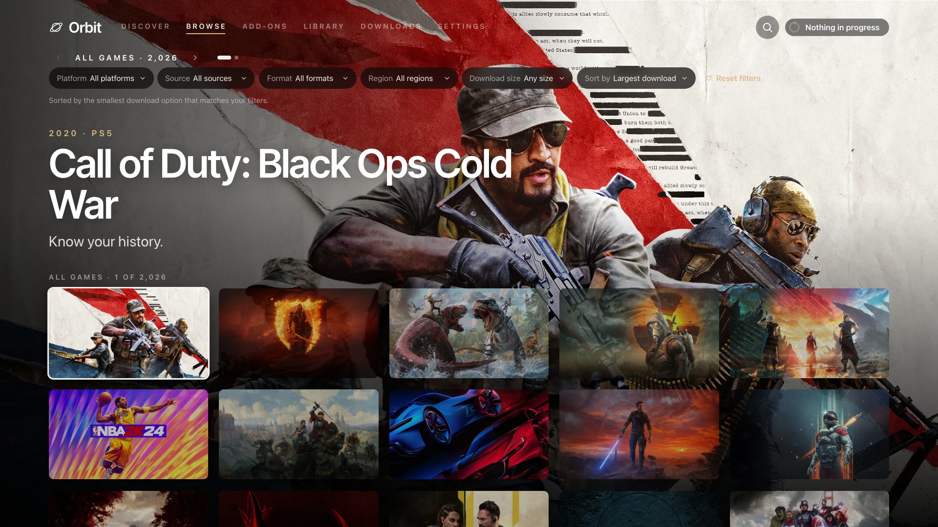Orbit Store 1.5.0 Cinema browse