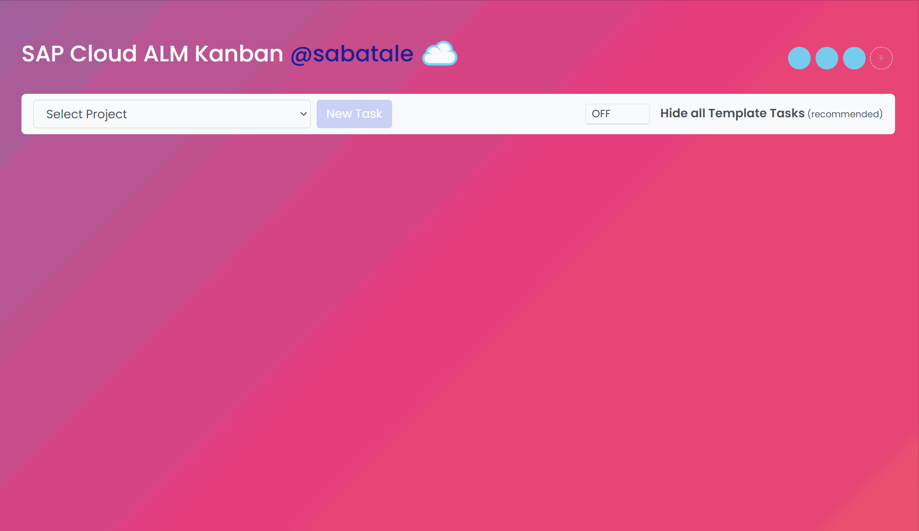 A pretty kanban4calm.