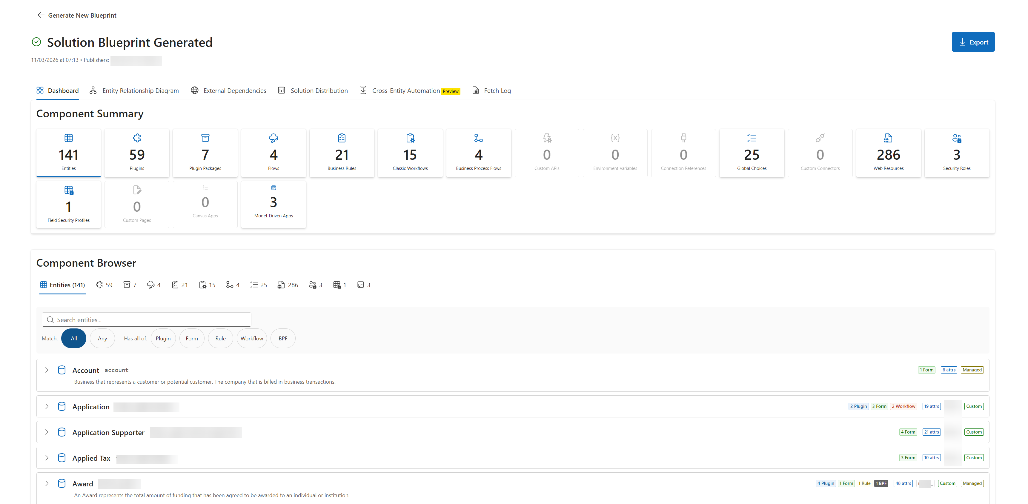 Dashboard
