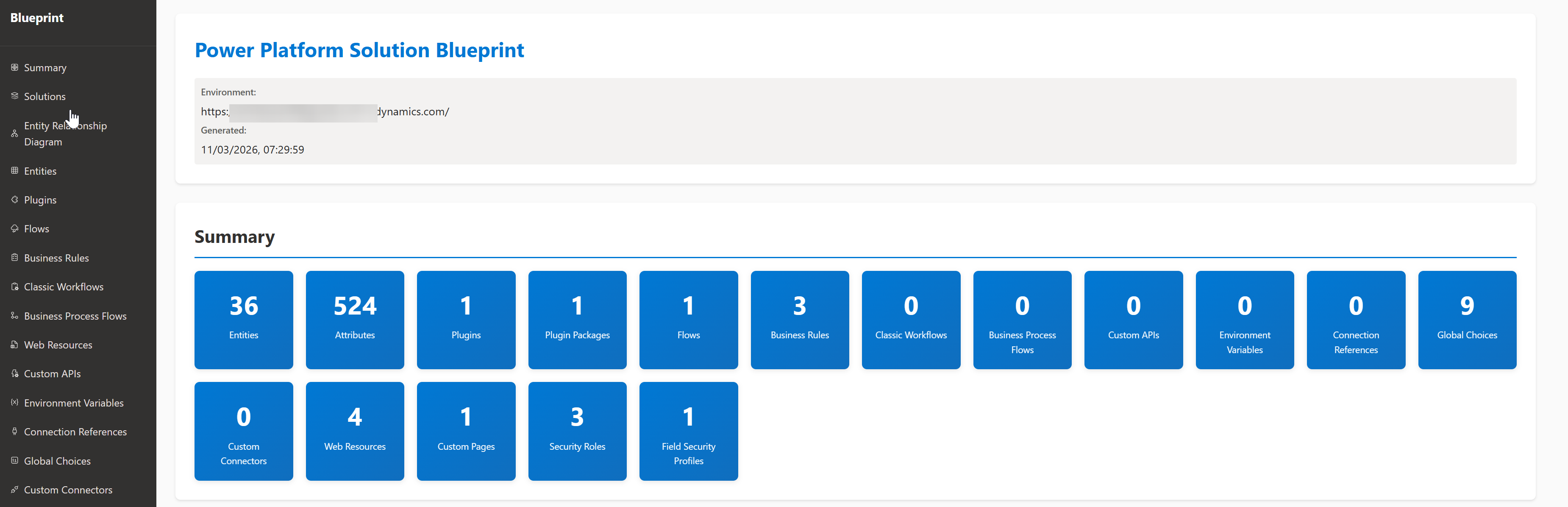 HTML Export Example 1