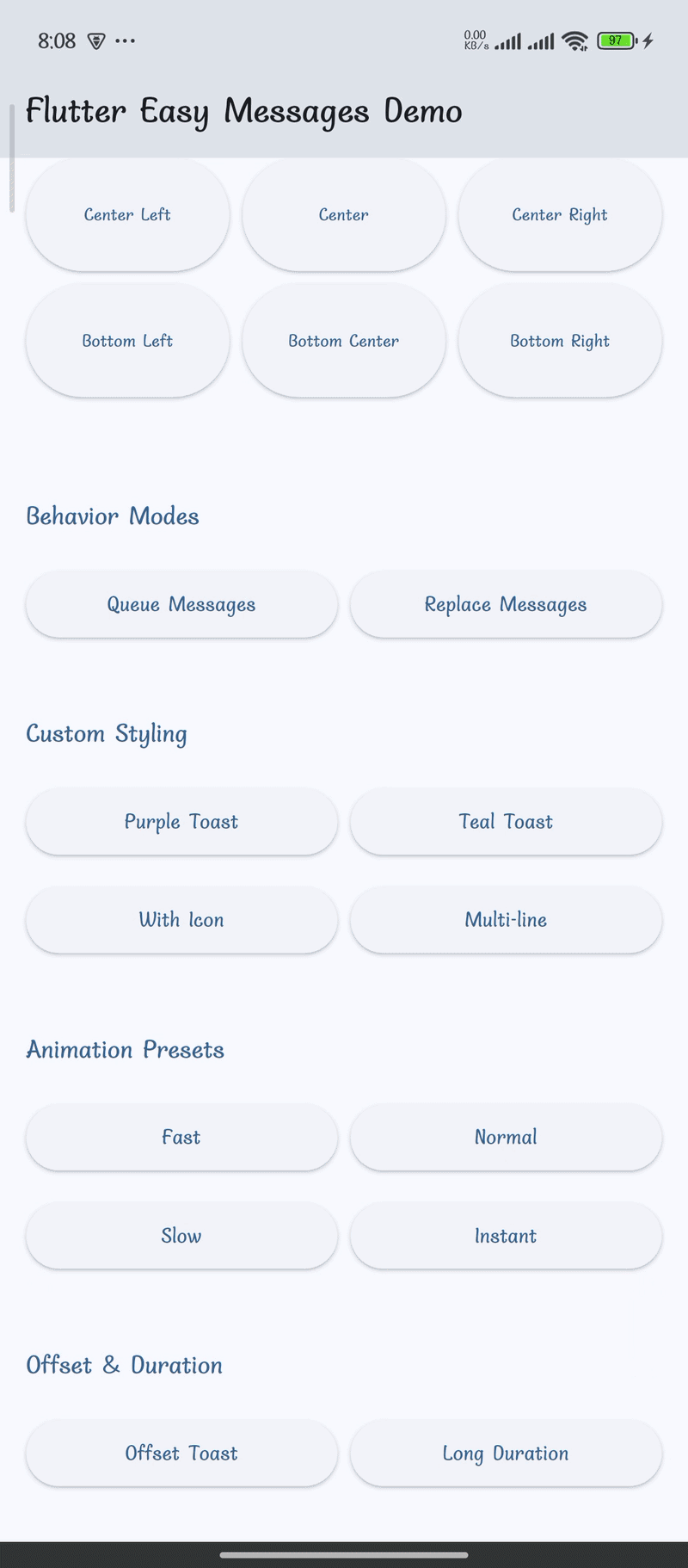 Animations & Durations