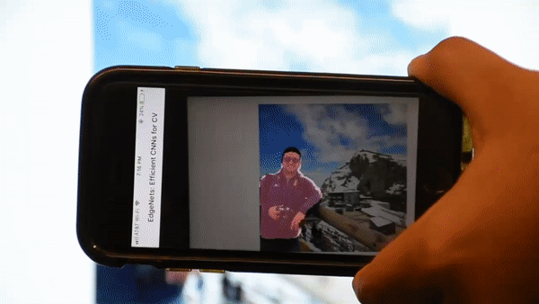 Seg demo on iPhone7