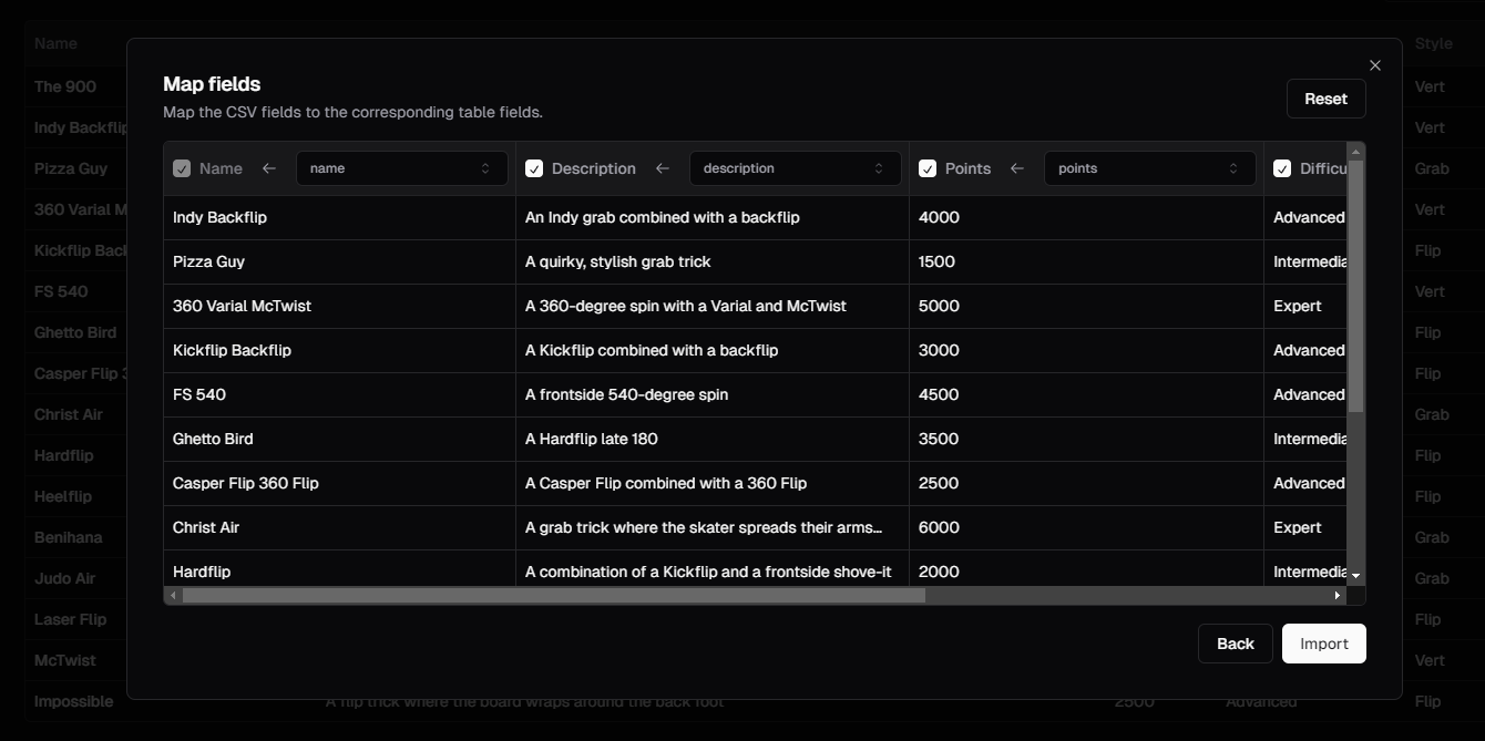 CSV Importer