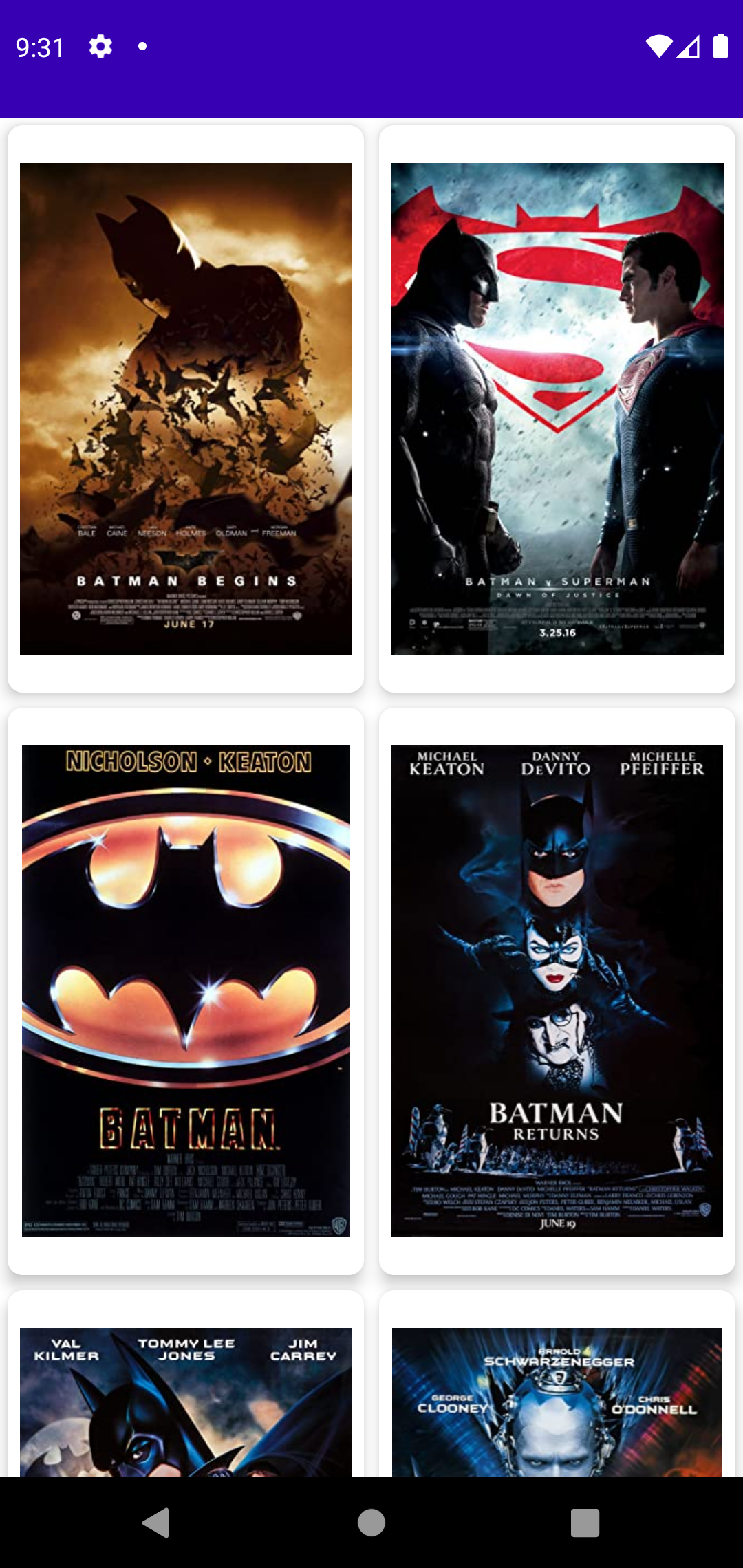 GitHub - saeed-lotfi/BatmanMovie: Android batman Movie using Hilt,  Coroutines, Jetpack (Room, ViewModel, LiveData) based on MVVM architecture