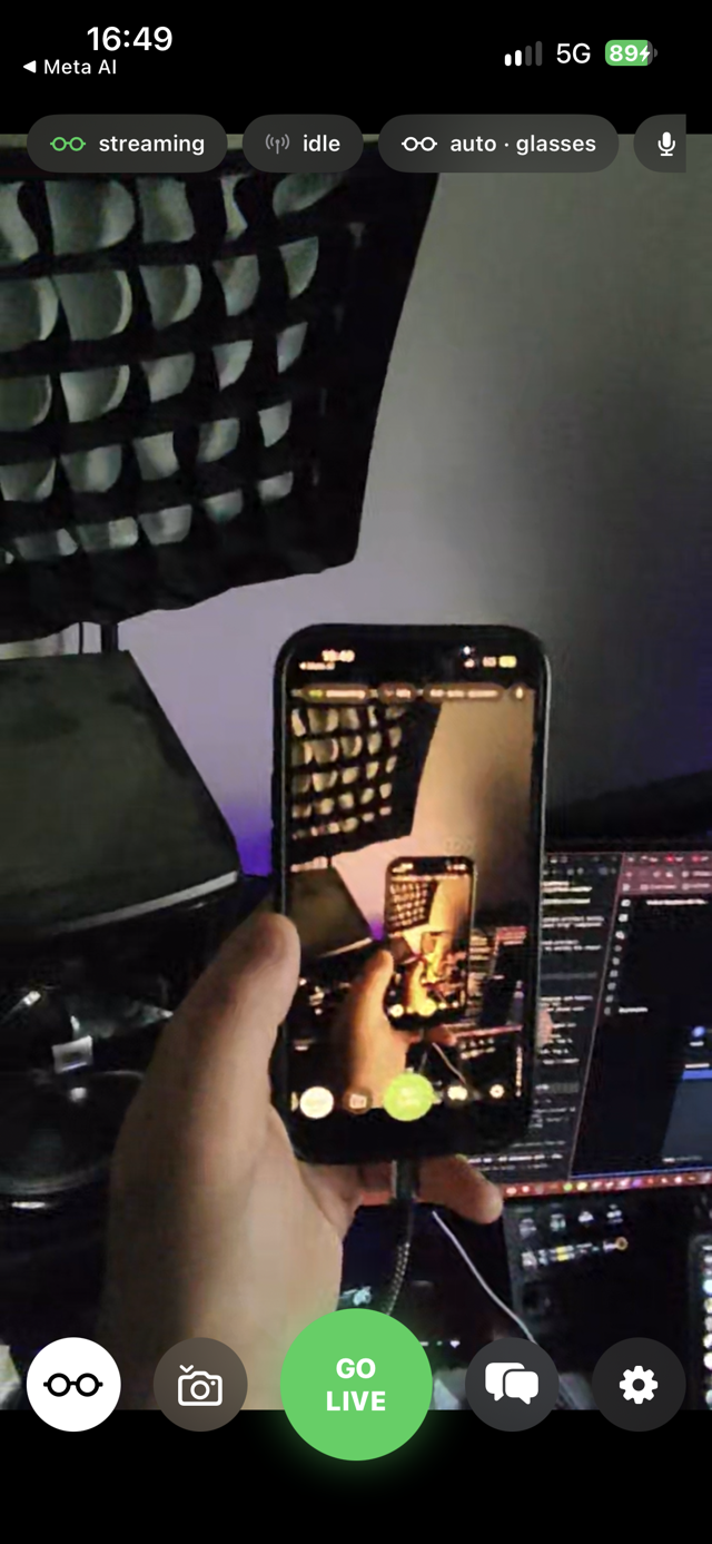 Live screen