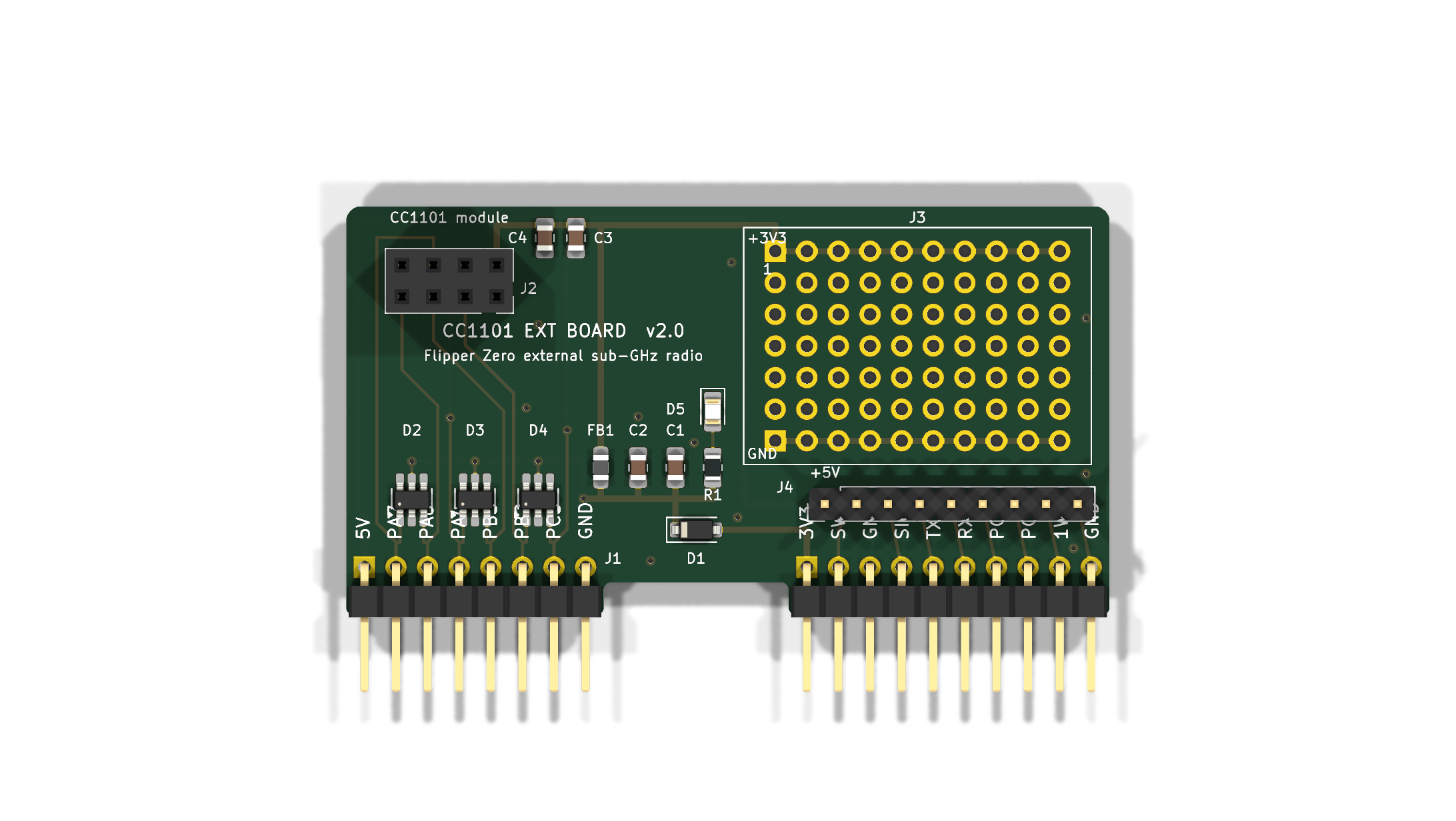 Flipper-Zero-CC1101-Ext-Board, from the project README