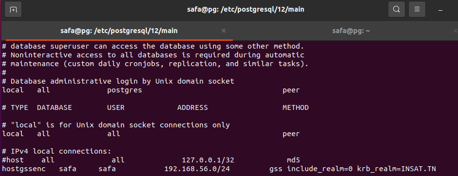 postgres db