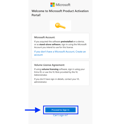 Microsoft sign-in