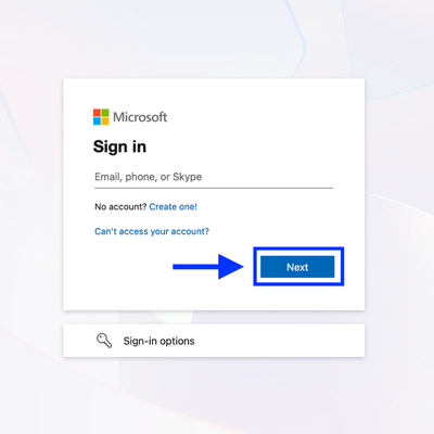 Microsoft password