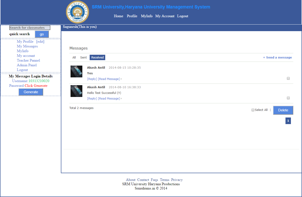 GitHub - sagunesh/SRM-University-Management-System: SRM UMS is a ...