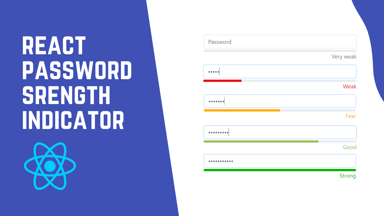 React password strength