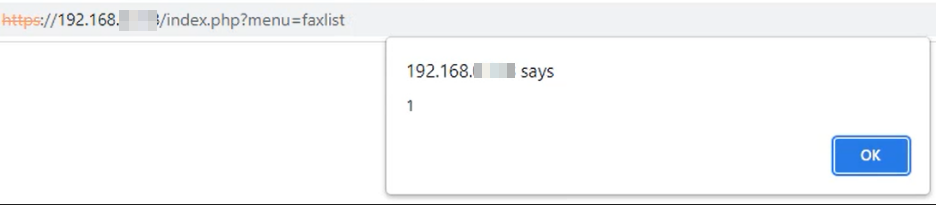 Step 4 - Stored XSS payload executing in the browser