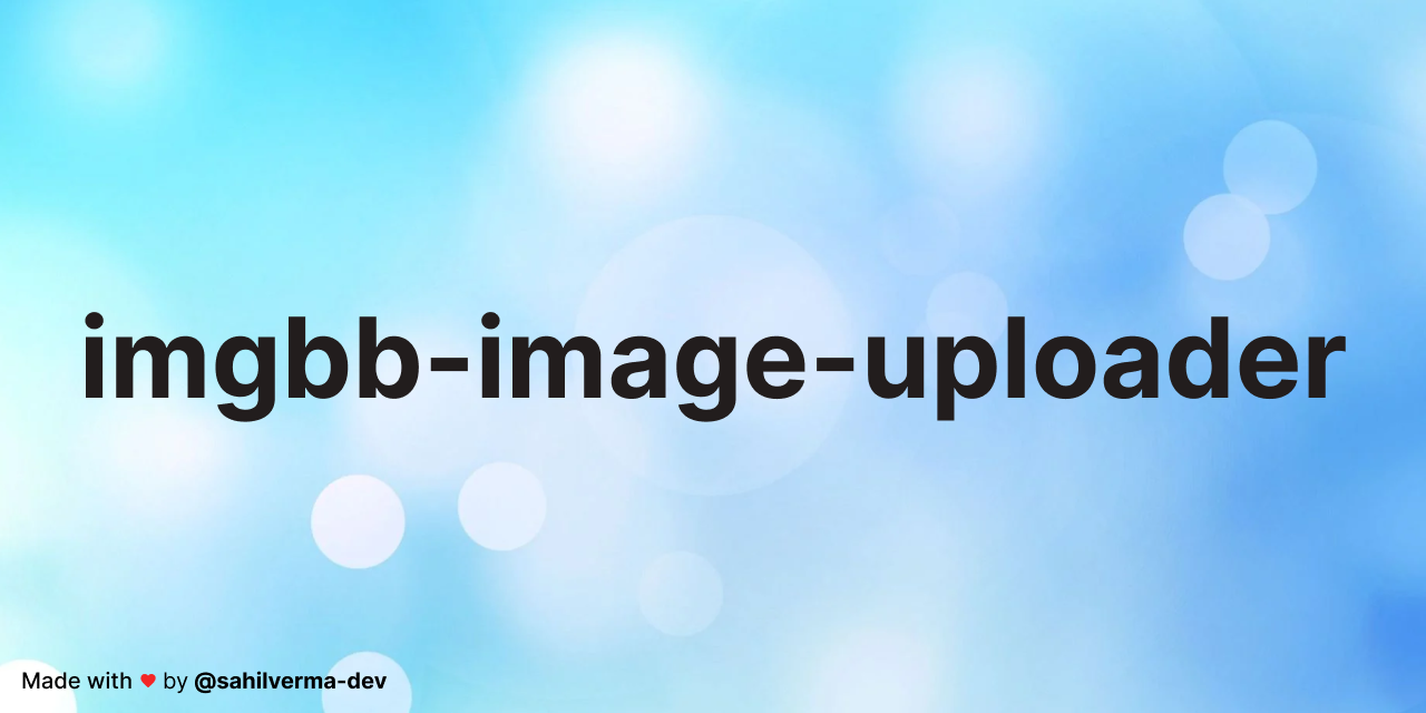 imgbb-image-uploader