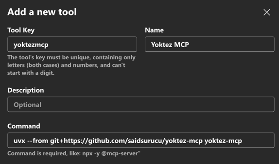 5ire YokTez MCP Ayarları