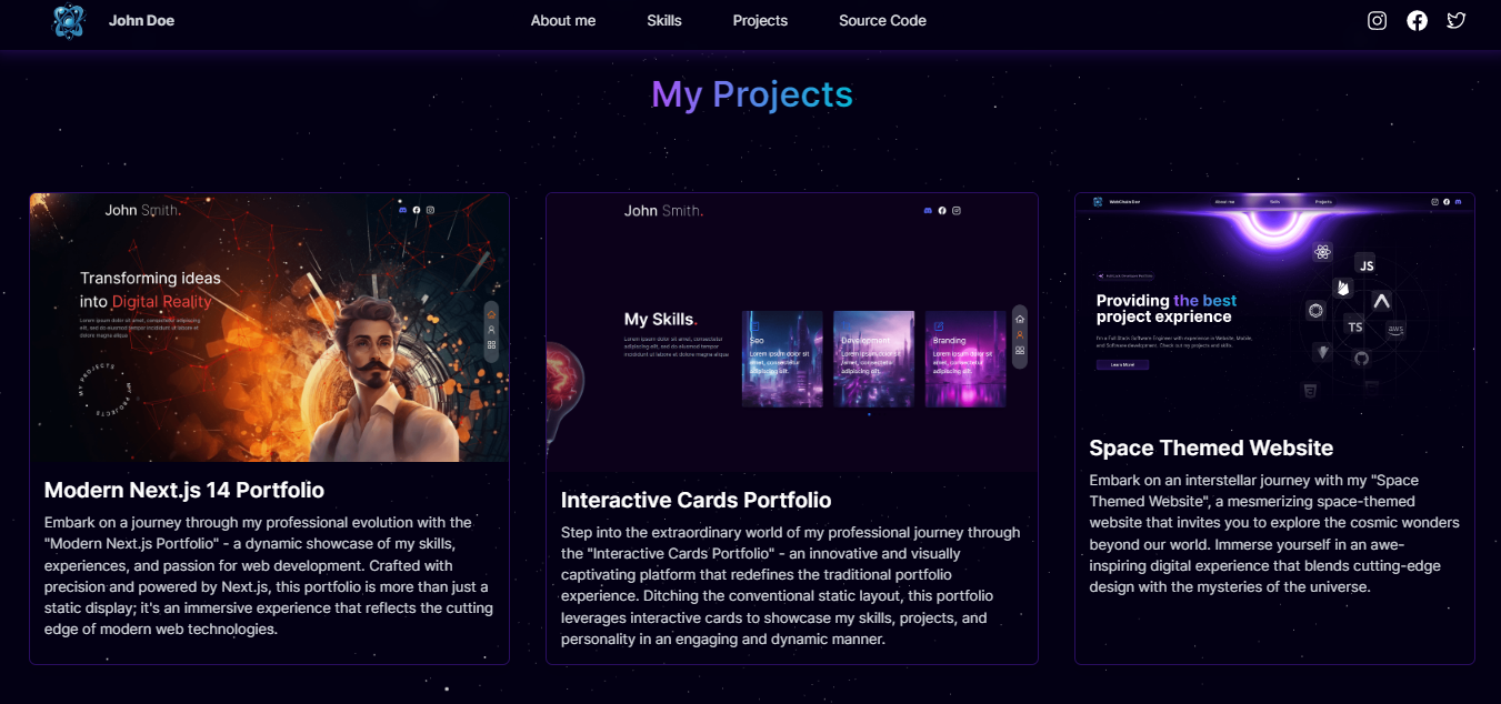 Showcase your projects