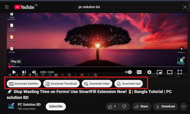 YT-Downloader Extension