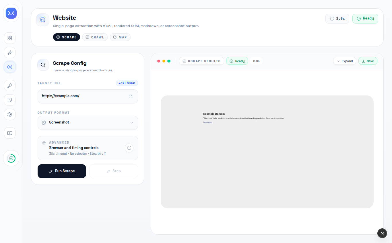 Website UI