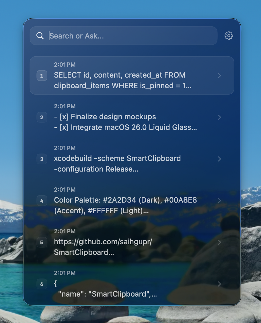 SmartClipboard screenshot 1