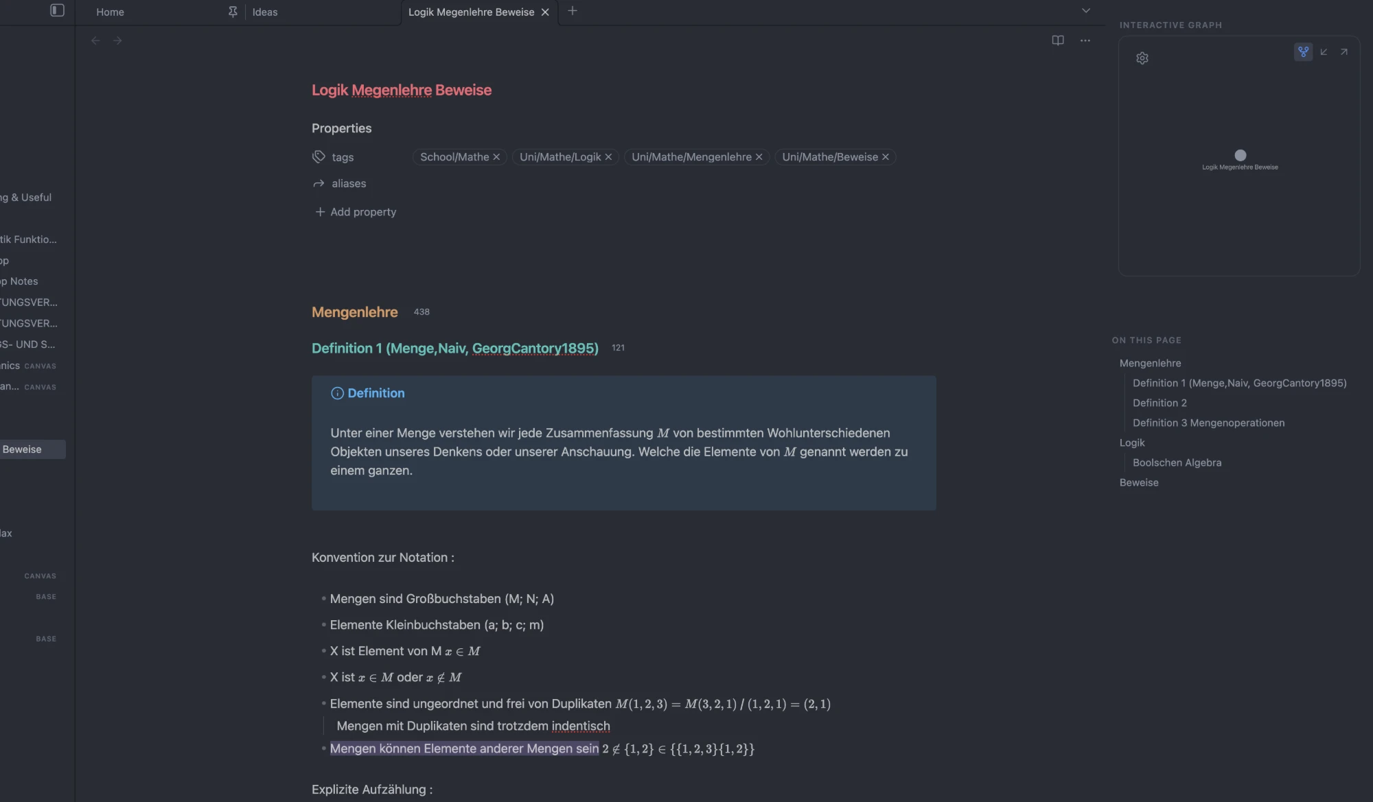 Hub Sidebar in context