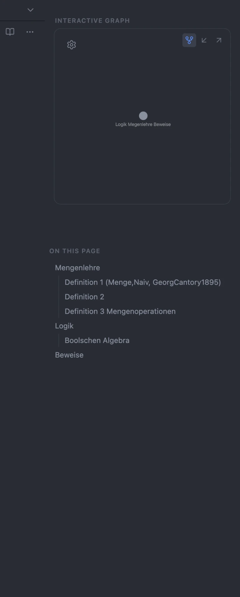 Hub Sidebar