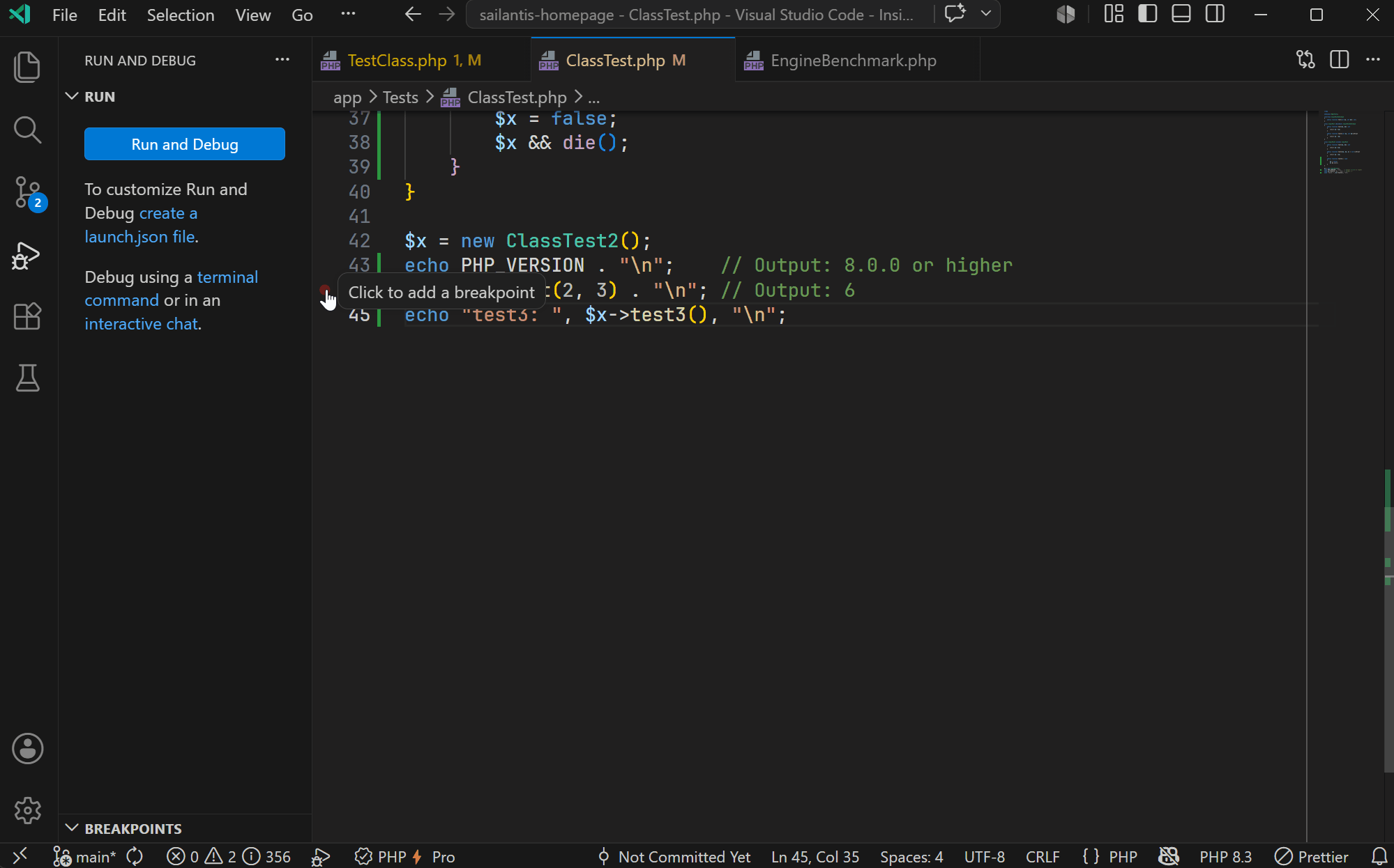 Start Web Debugger