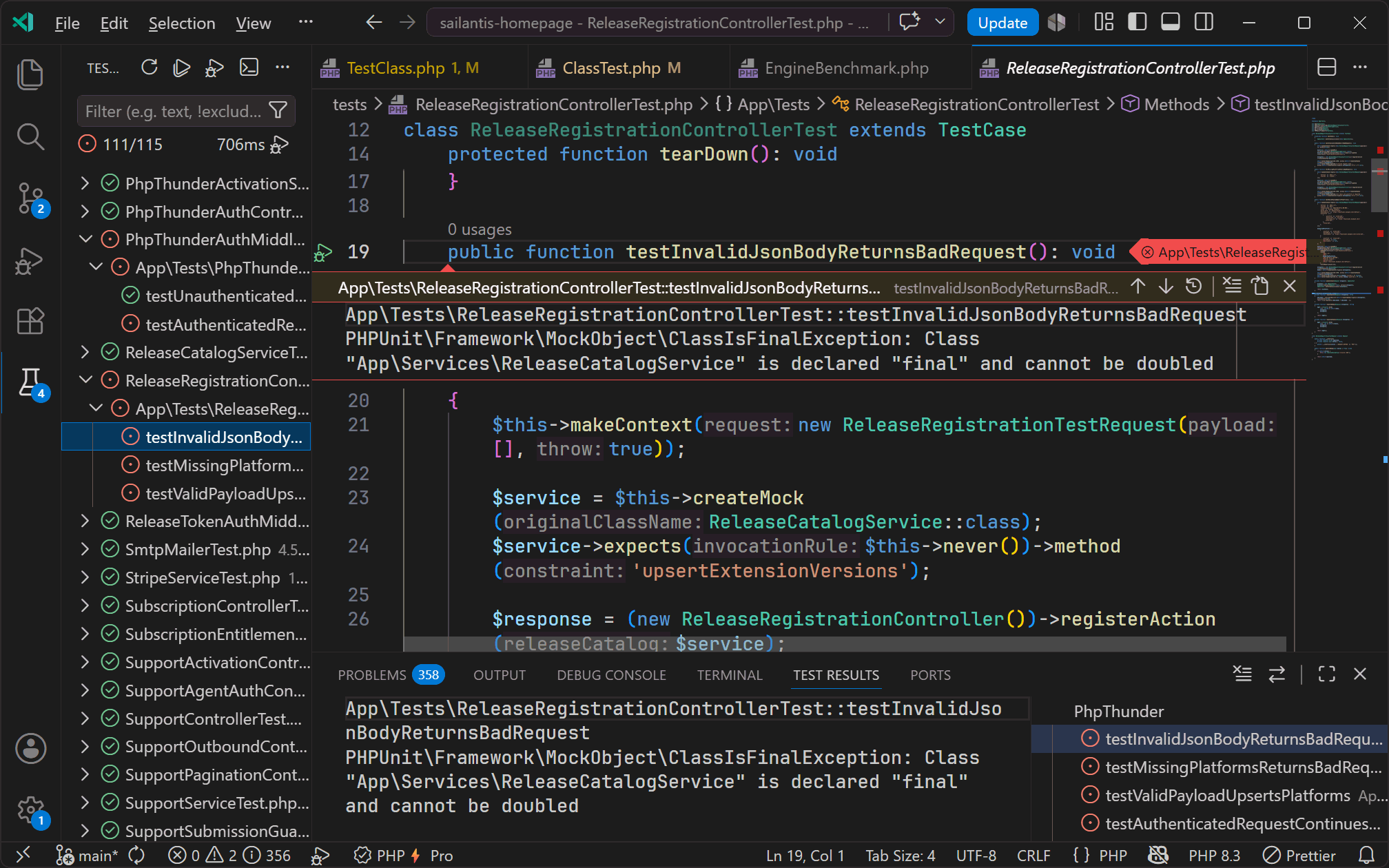 Test Explorer