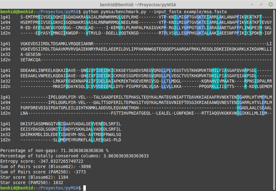 Terminal session