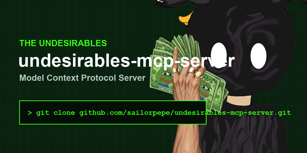 The Undesirables MCP Banner