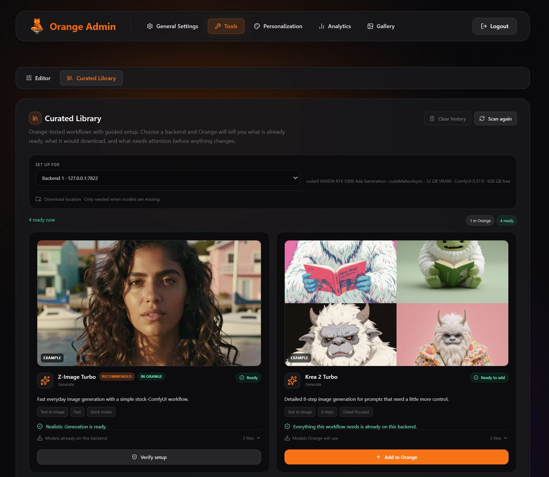 Curated Library