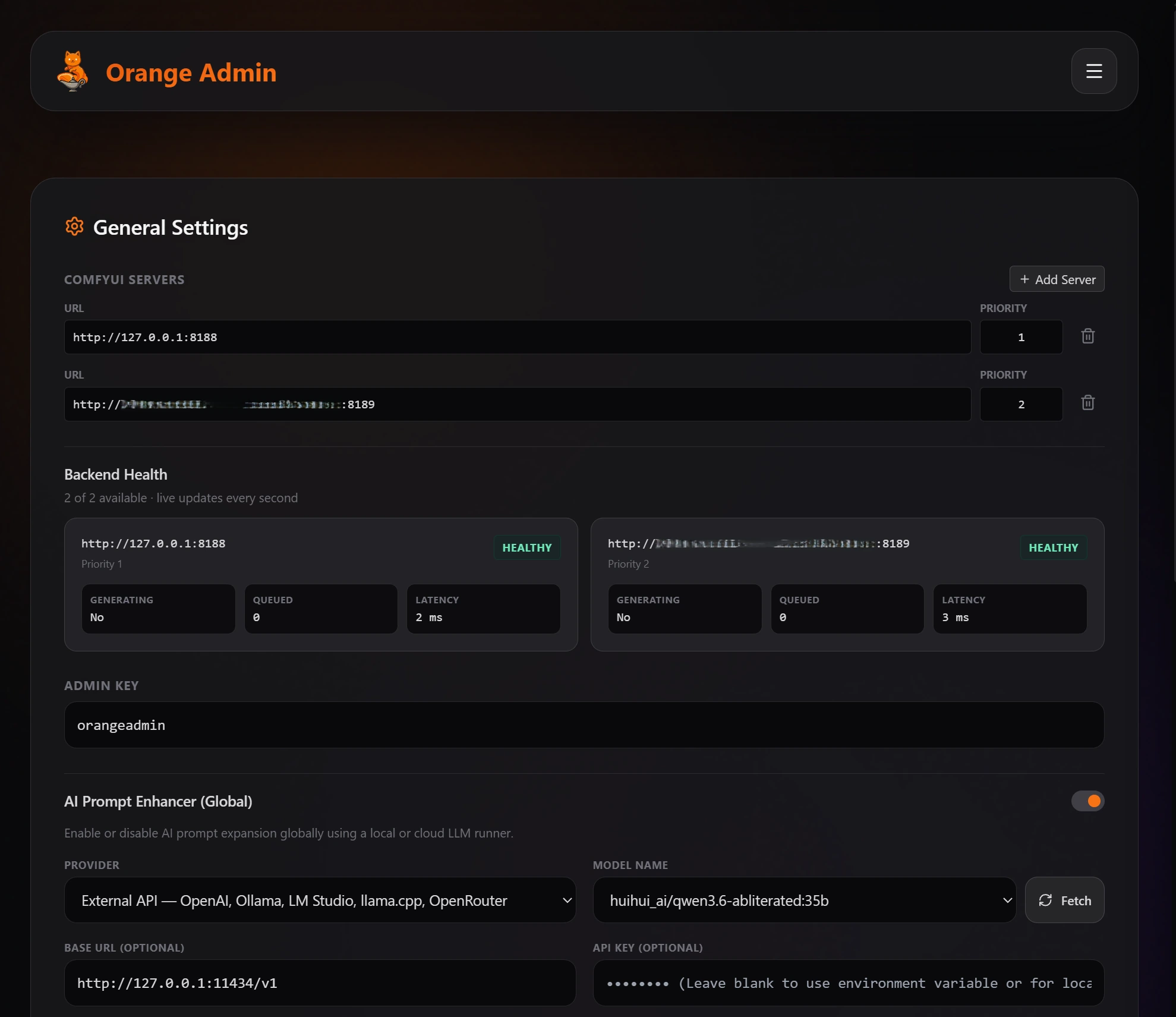 General Settings