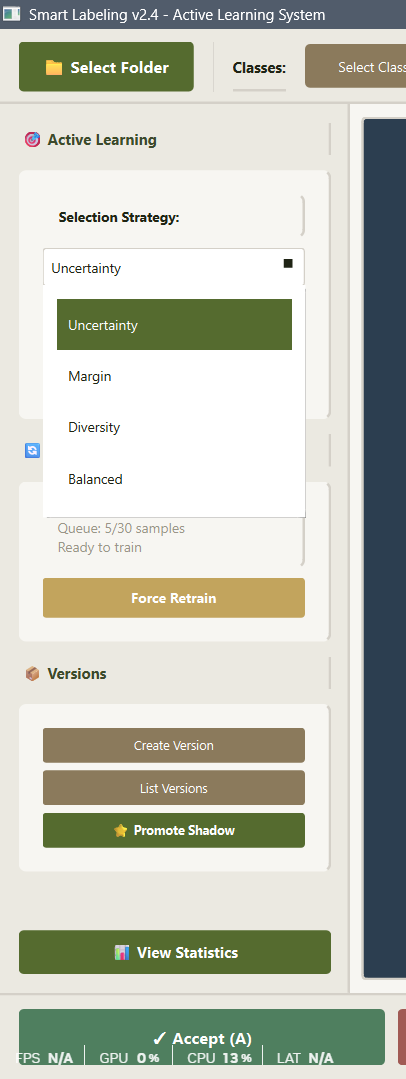 Active Learning Options
