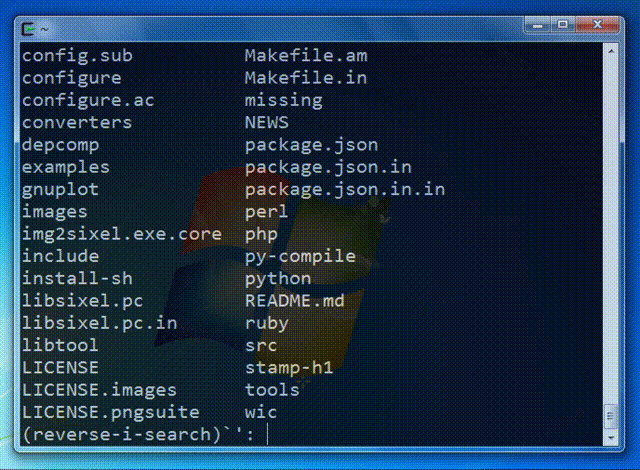 Sixel example of image in Terminal