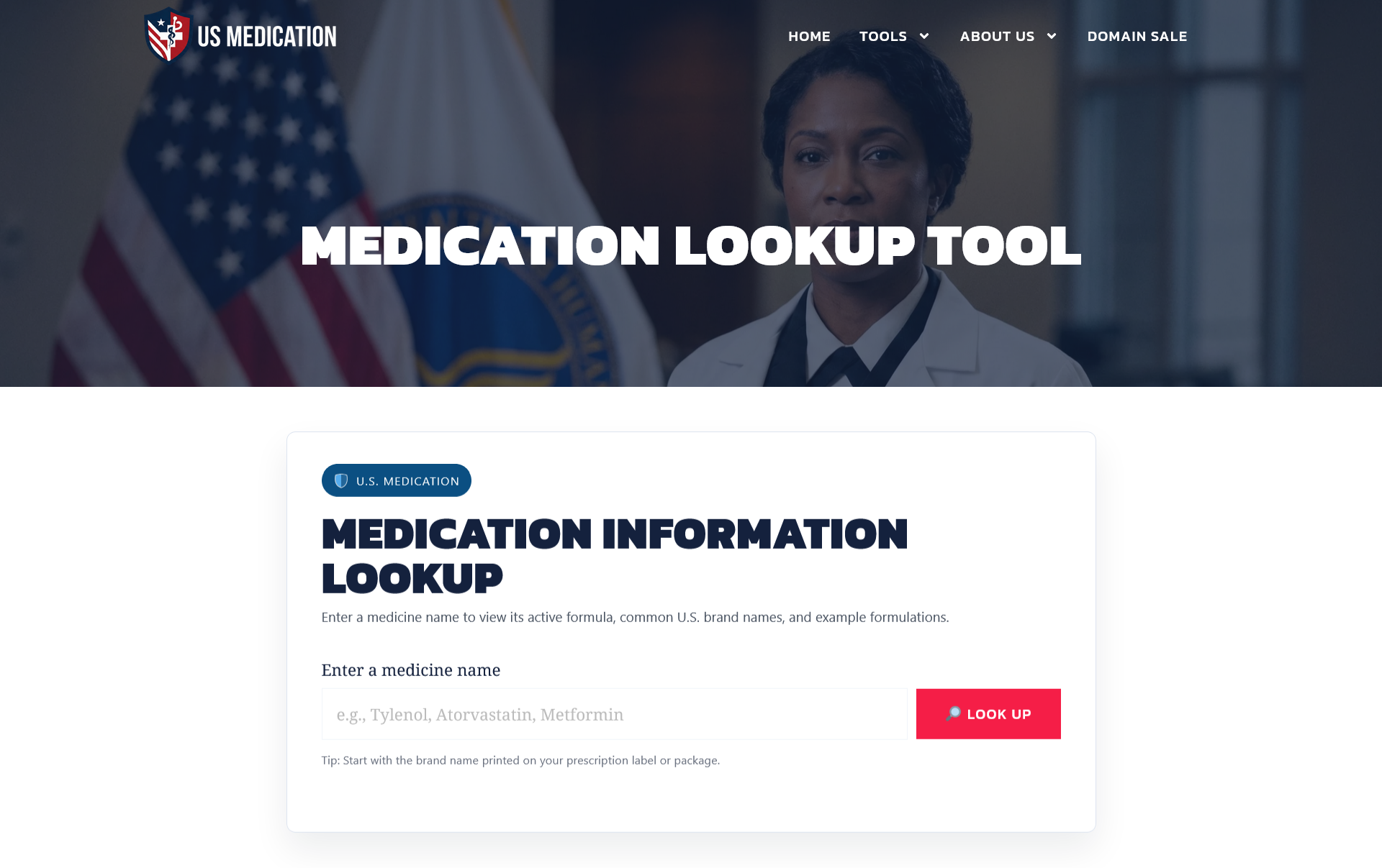 Medication Lookup Before