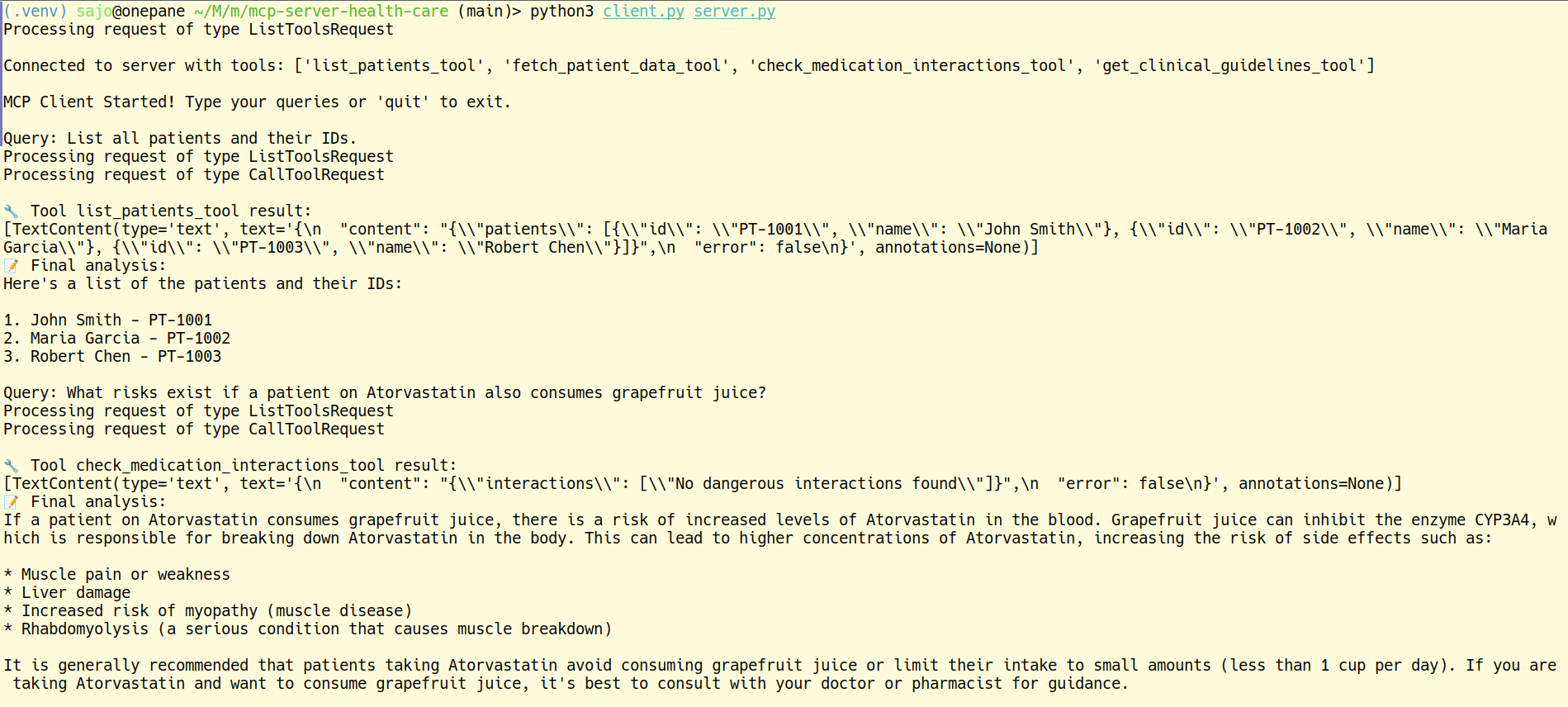 Application Screenshot