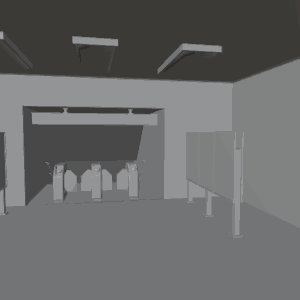 Untextured Subway Scene