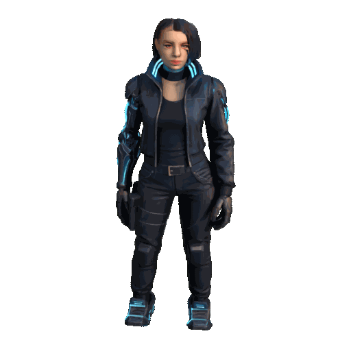 Cyberpunk Woman (PBR)