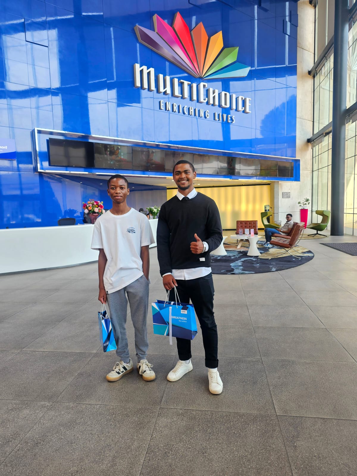 Job shadowing at MultiChoice City with mentor