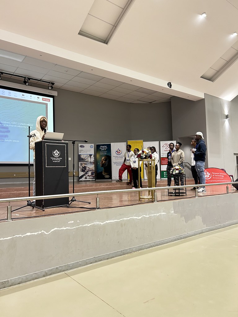 Presenting hackathon solution to judges