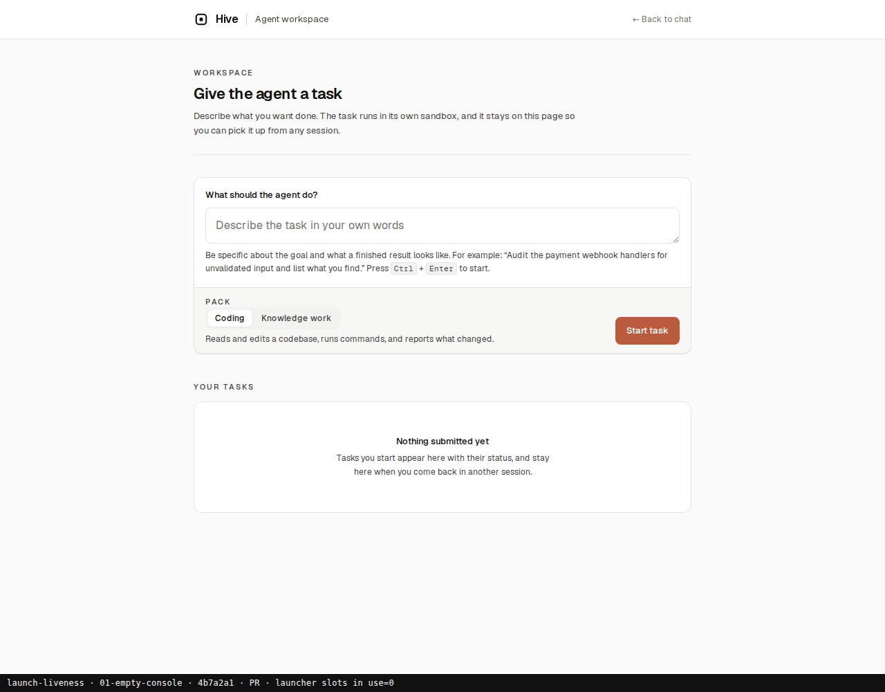 launch-liveness-01-empty-console