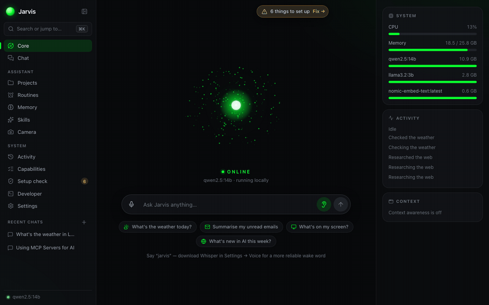 Jarvis demo