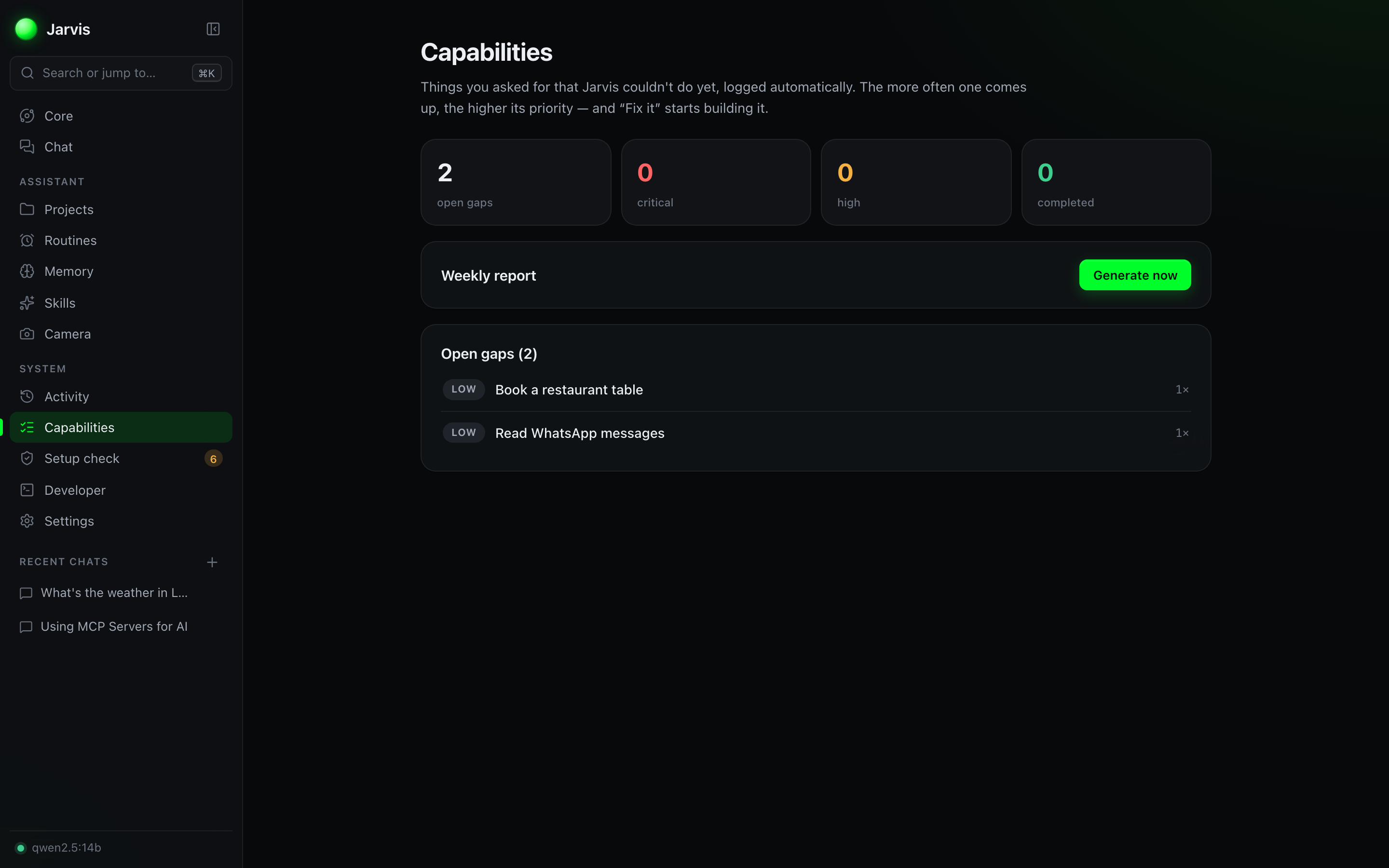 Capabilities