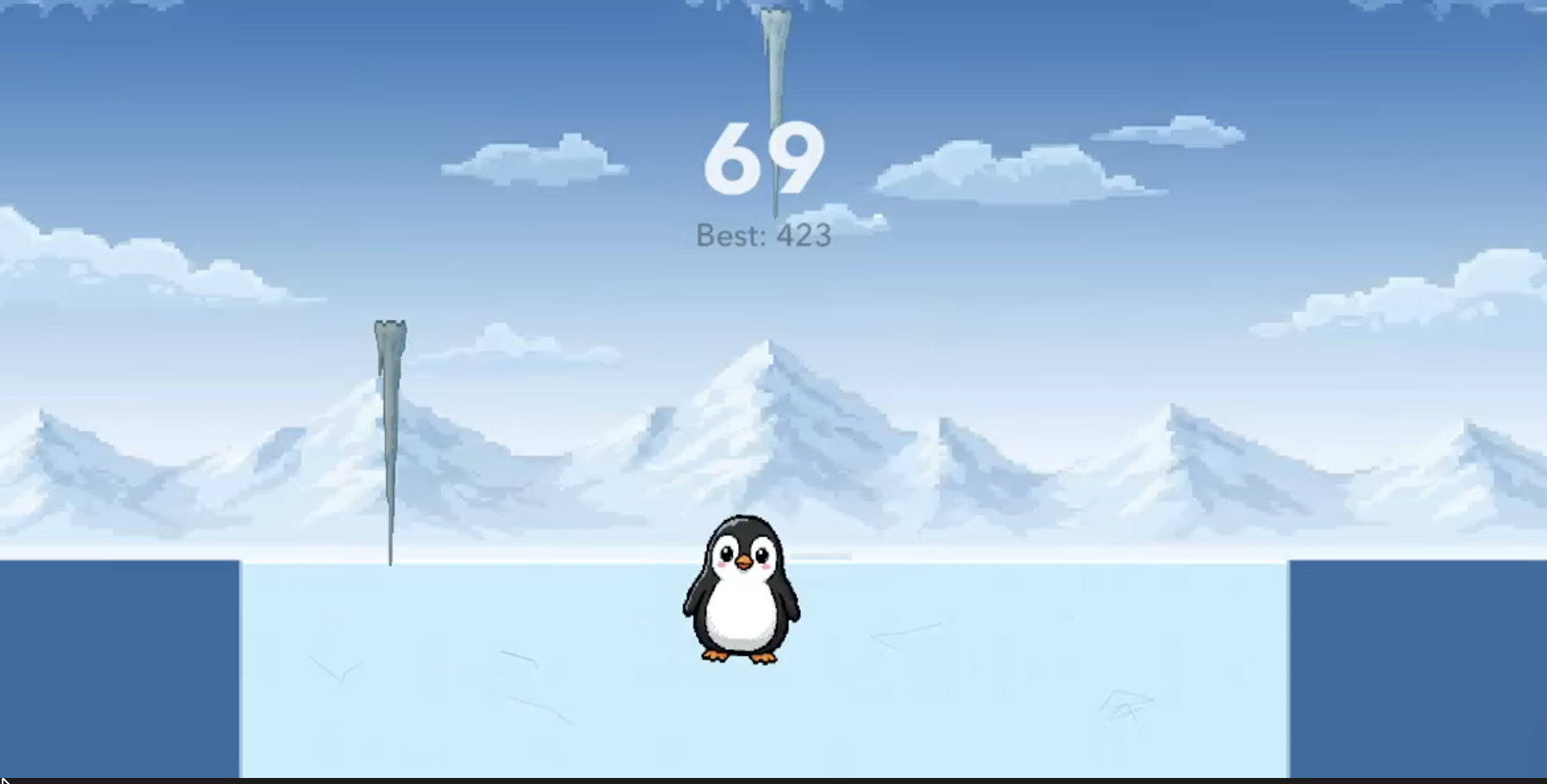 Icy Penguin Slide screenshot