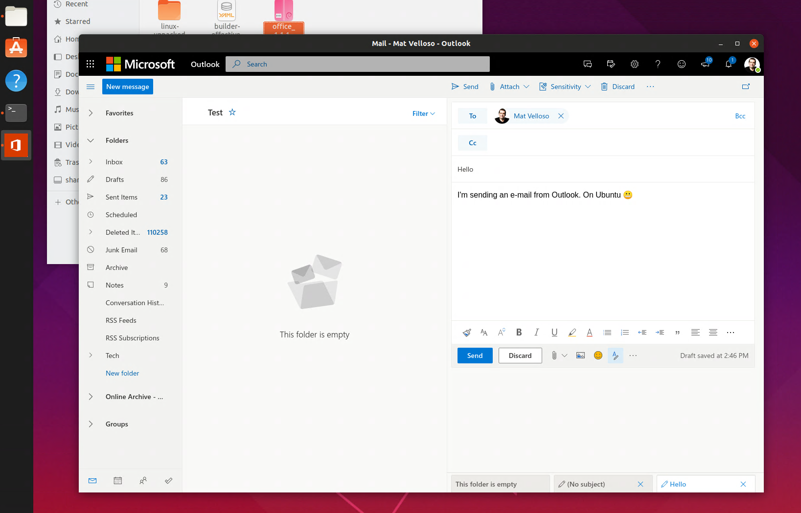 Outlook on Ubuntu