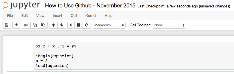 Latex formulas in Ipython Notebooks