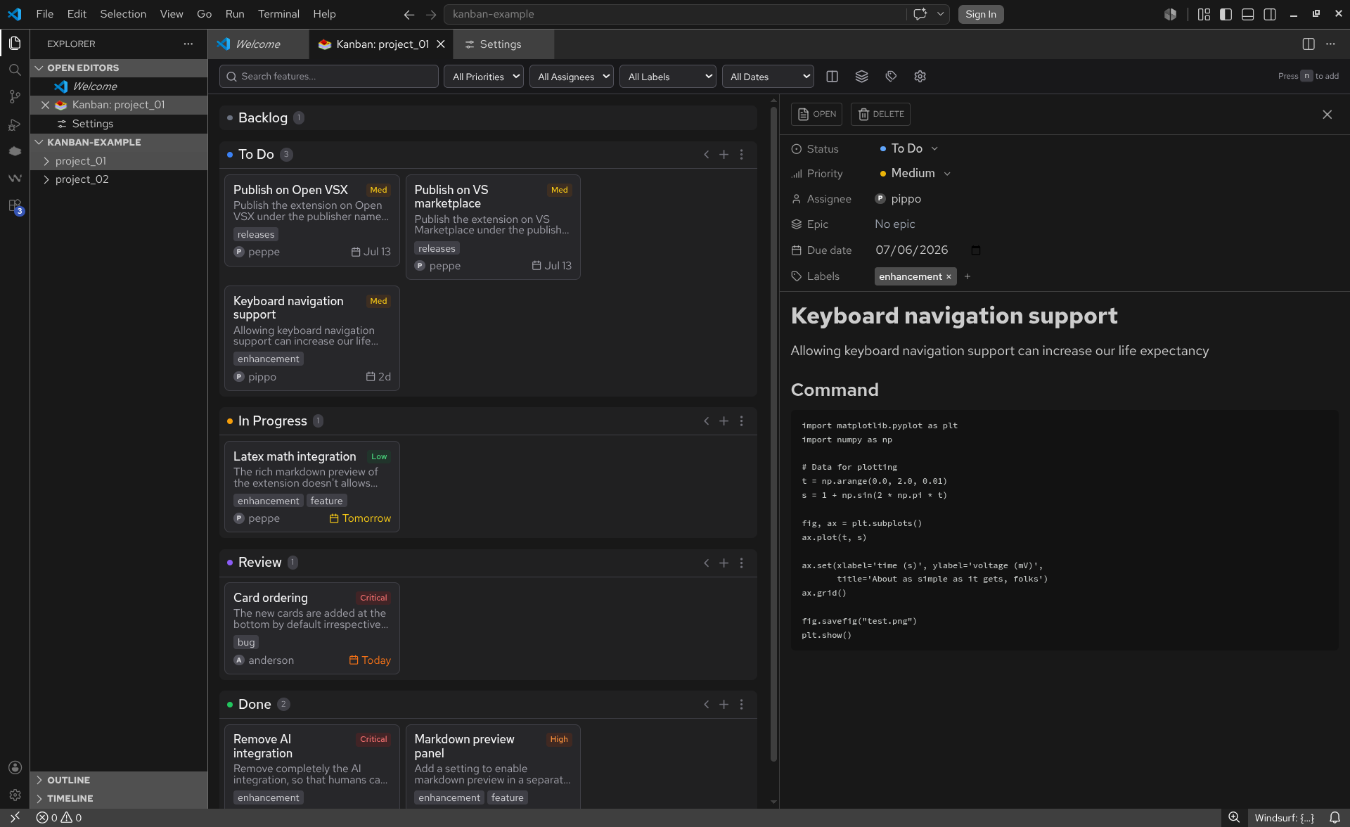 Editor View