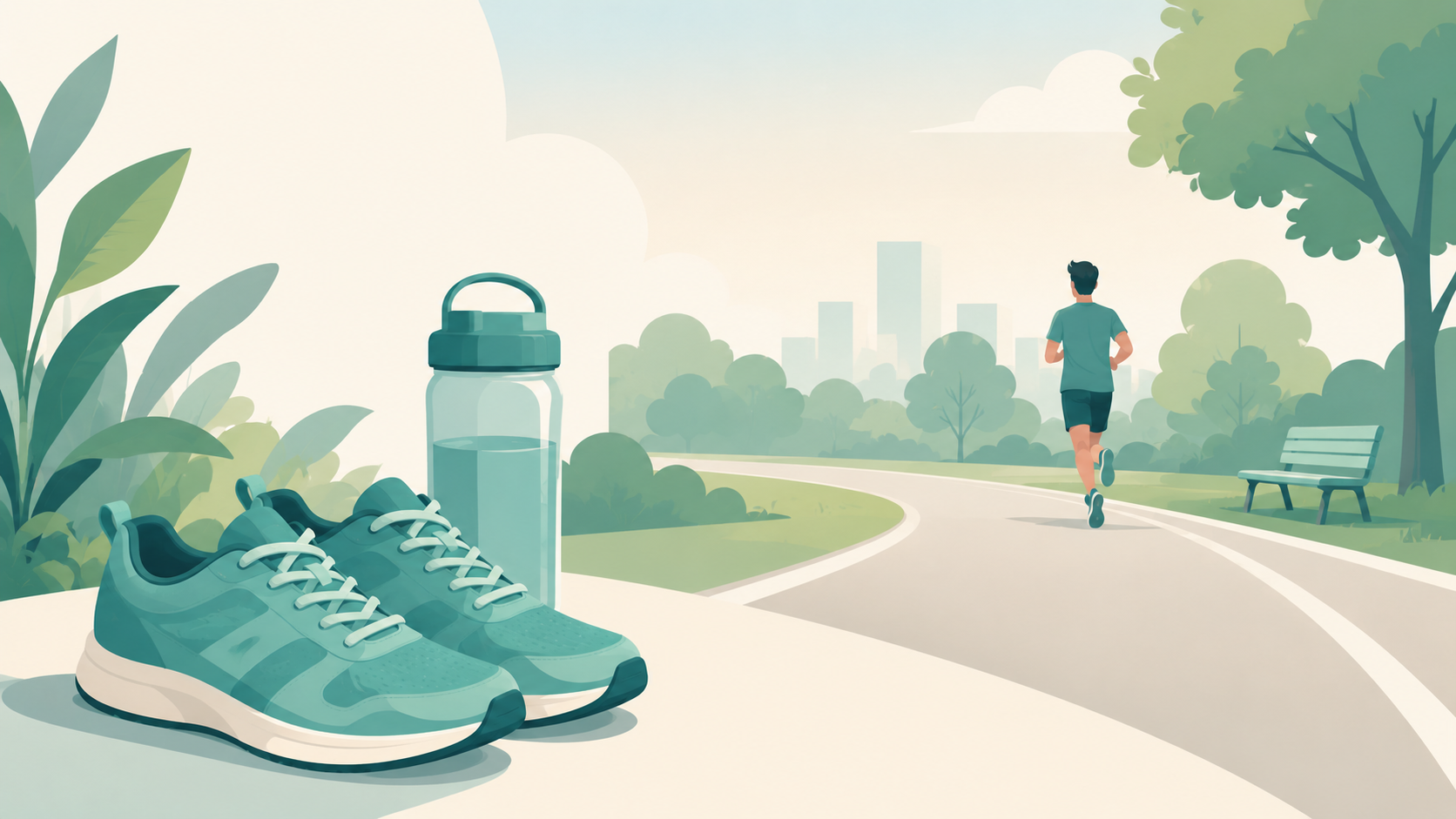 Popular sports and fitness illustration